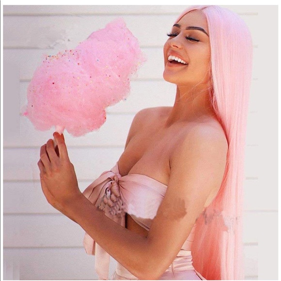 Kylie Cotton Candy ?? Pink Wig 24” Brand New!!